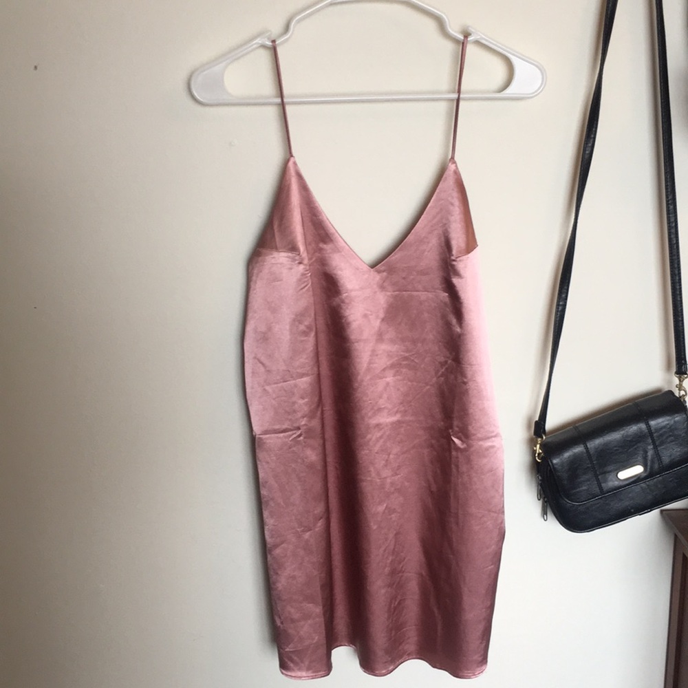 SILK MINI DRESS